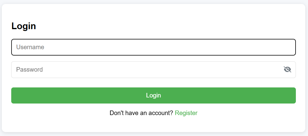 Login Page